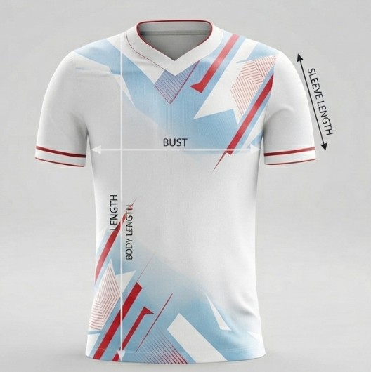 Men's Baseball Jersey Measurement Guide
